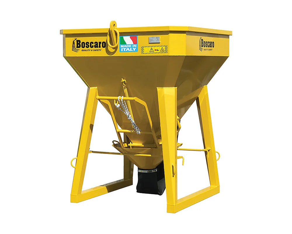 BOSCARO BCE-A – דוד בטון מתומן עם הרמה צידית