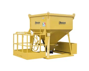 BOSCARO BCE-VP – דוד בטון מתומן עם במת מפעיל והילוכים