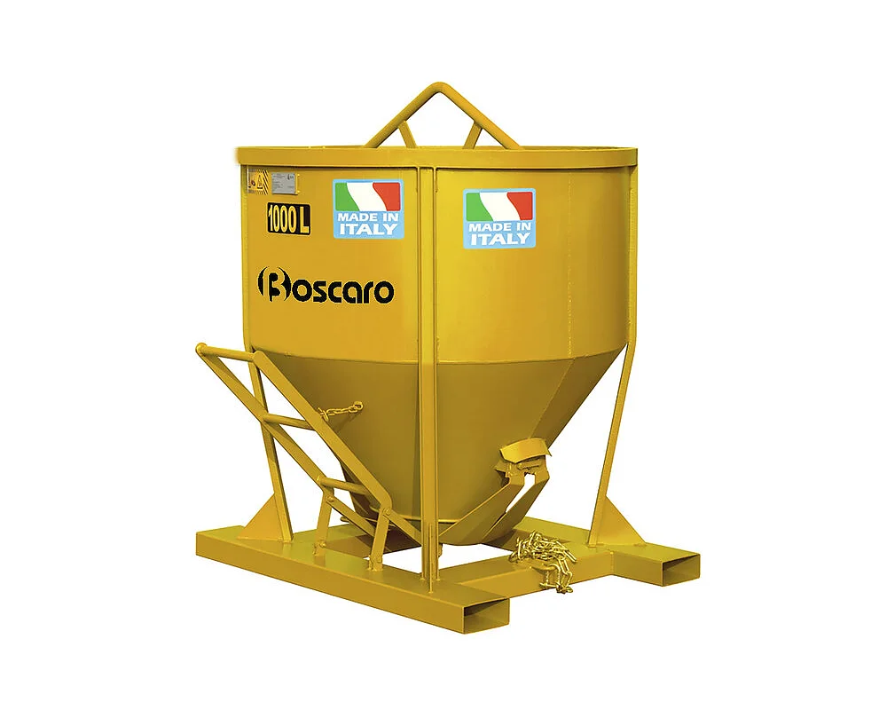 BOSCARO C-ST – דוד בטון קוני עם כיסים למלגזה